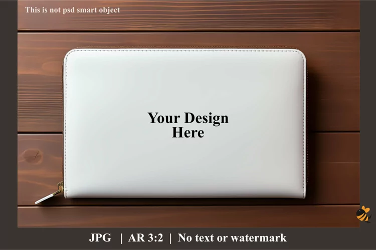 Girls Wallet Mockup Design Illustration 3