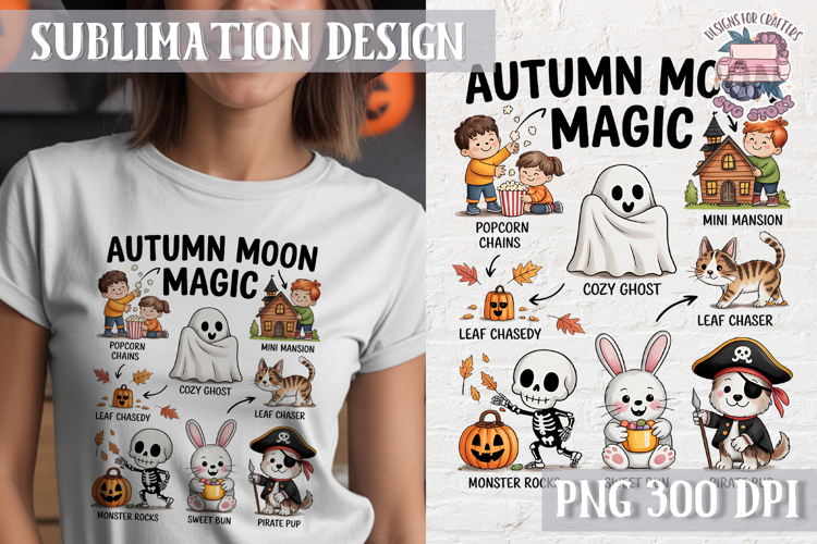Cute Halloween Clipart PNG Sublimation Cozy Ideas Tshirt