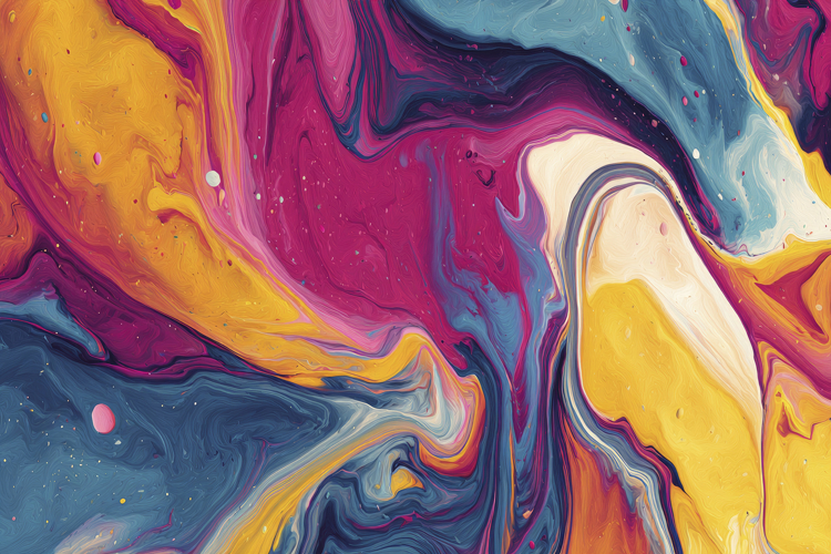 Painting Swirling Background