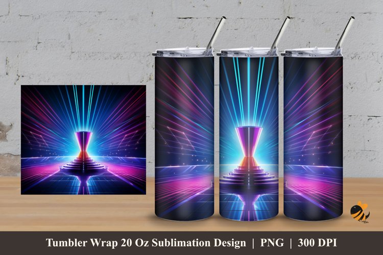 Luxury Trophy Tumbler Wrap Sublimation Design 3 example image 1