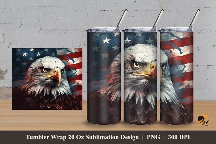 Graceful and Majestic Tumbler Wrap Sublimation Design 3