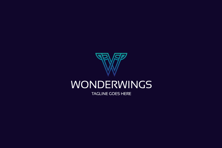 Wonder Wings - Letter W Logo