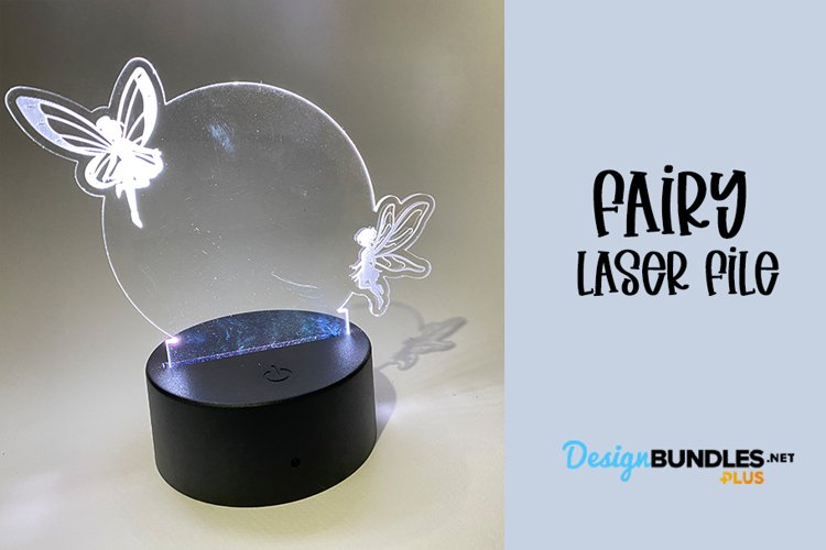 Fairy Name LED Acrylic Sign Laser Cut Project