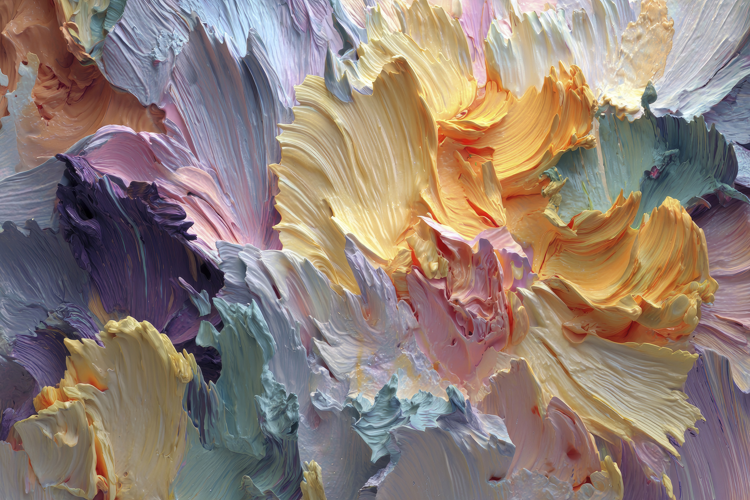 Abstract Oil Painting Background