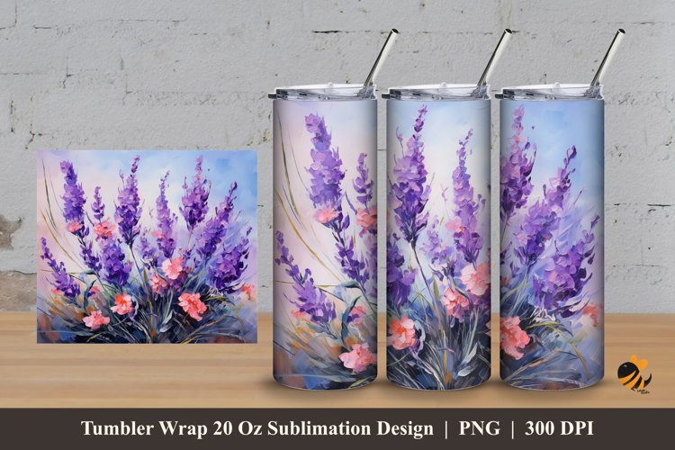 Elegant Rose Tumbler Wrap Sublimation Design 3