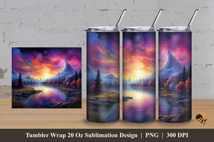 Rainbow Tumbler Wrap Image 2