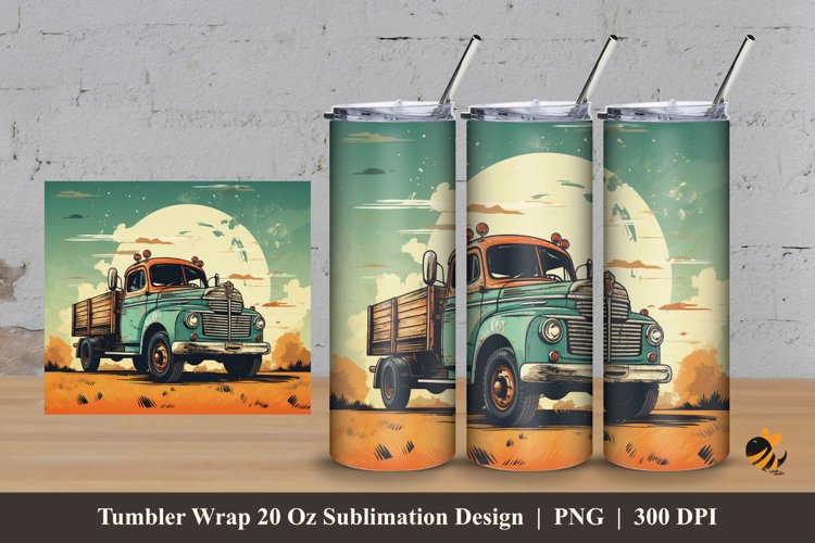 Vintage Truck Clipart Image 14