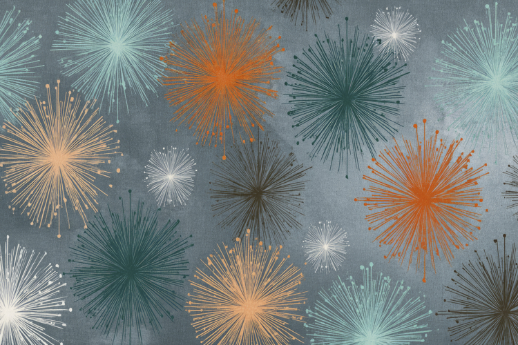 Firework Pattern Background