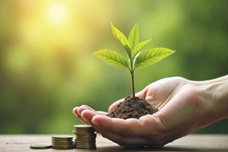 Investment Growth Background Wallpaper