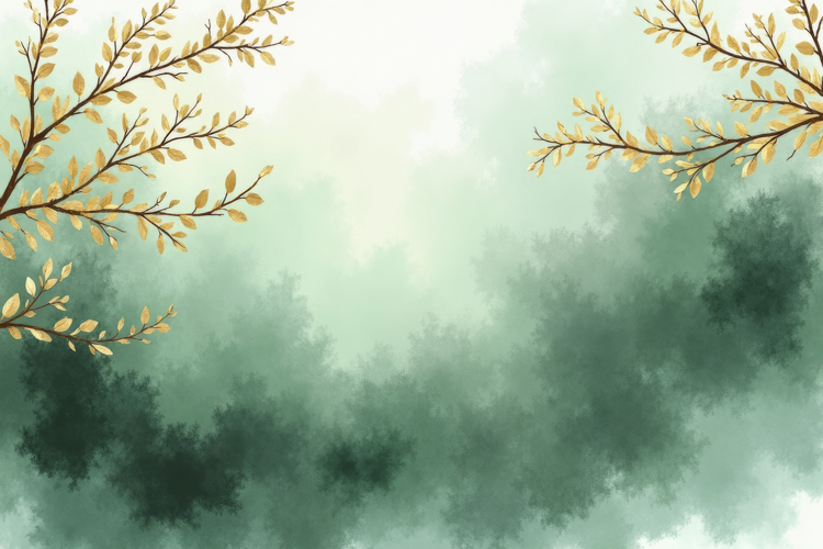 Watercolor Leaves Clipart Image 13