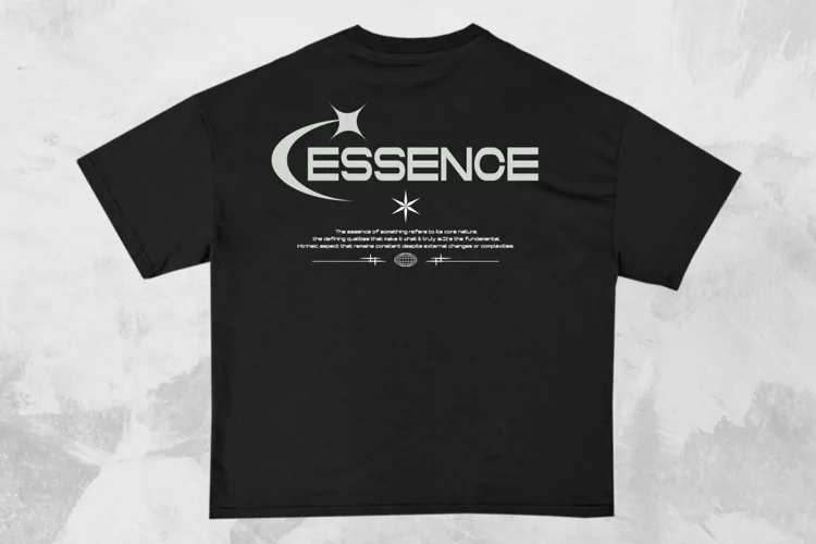 Essence Streetwear Typography T-shirt Design