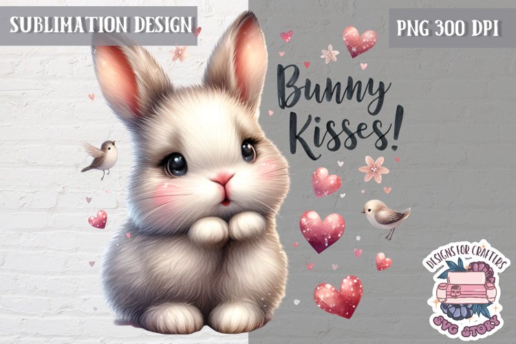Cute Animal Easter BABY Sublimation Design PNG Spring Bunny