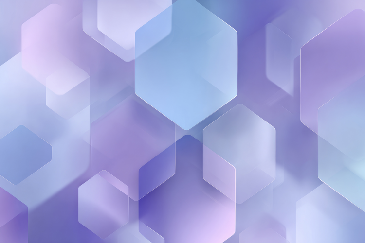 Overlapping Hexagonal Shapes Background Wallpaper