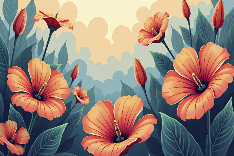 Flowers Texture Image 10