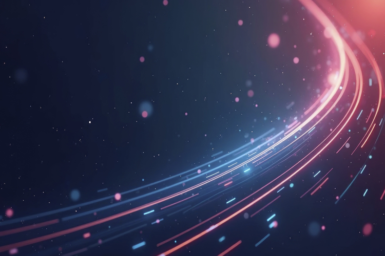 Futuristic Data Stream Background Wallpaper