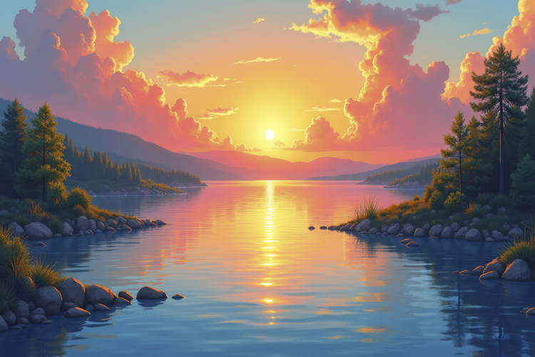 Sunset Background Image 12