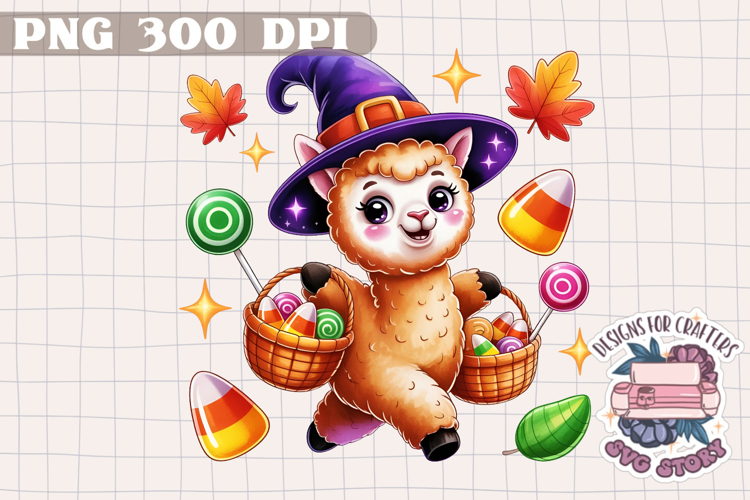 Cute Halloween Animal Autumn Sublimation design Fall KIds
