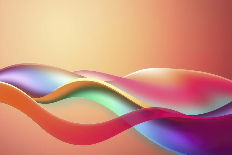 Abstract Waves Background Wallpaper