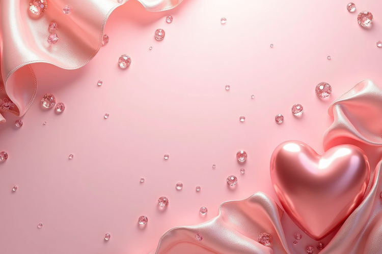 Pink Heart Background