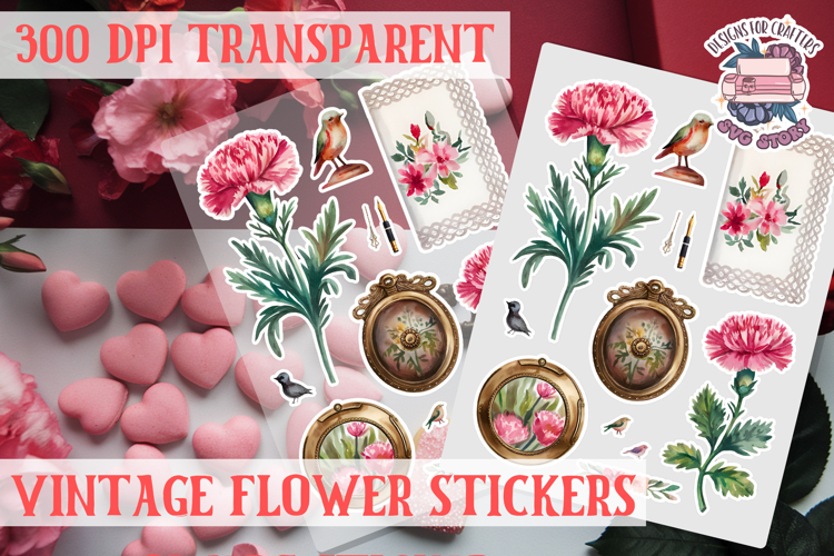 Retro Flowers Svg Image 13