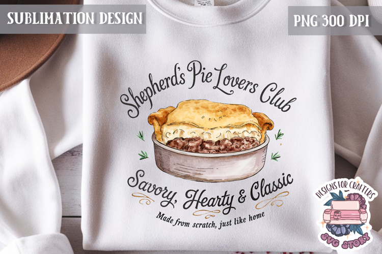 Social Homemade Food Club PNG Sublimation Design PNG