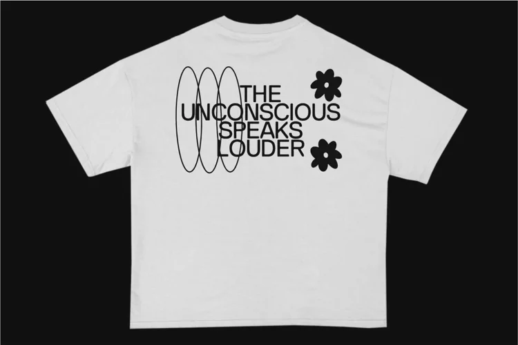 The Unconscious Speaks Louder Streetwear Typography T-shirt