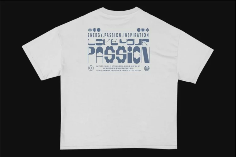 Love Your Passion Streetwear Typography T-shirt Design