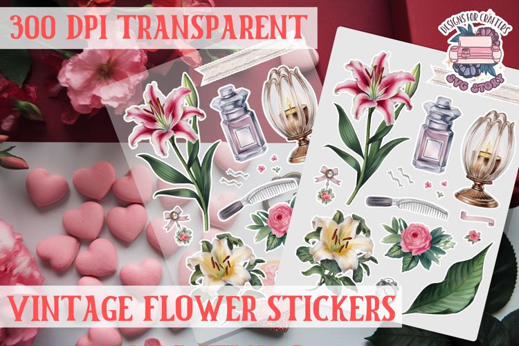 Retro Flowers Svg Image 12