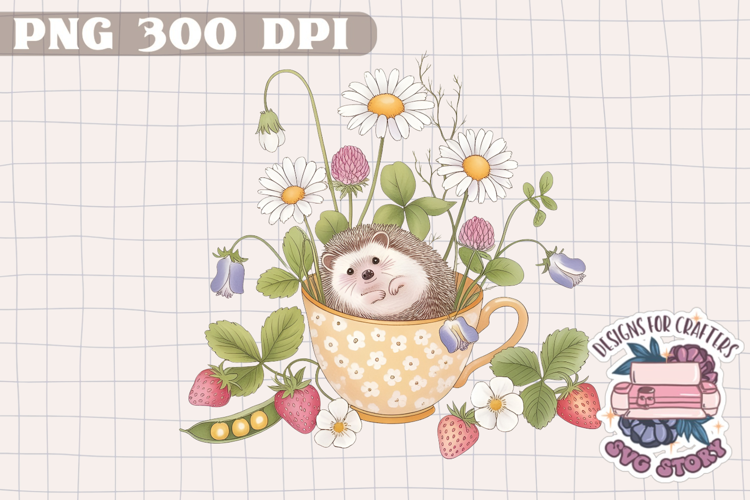 Watercolor Delicate Cottage core Summer Clipart PNG