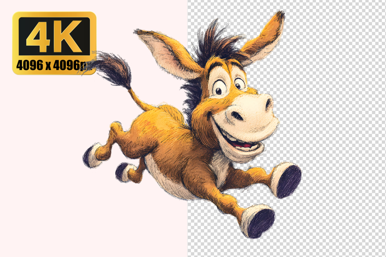 Donkey Clipart Image 23