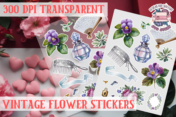 Retro Flowers Svg Image 11