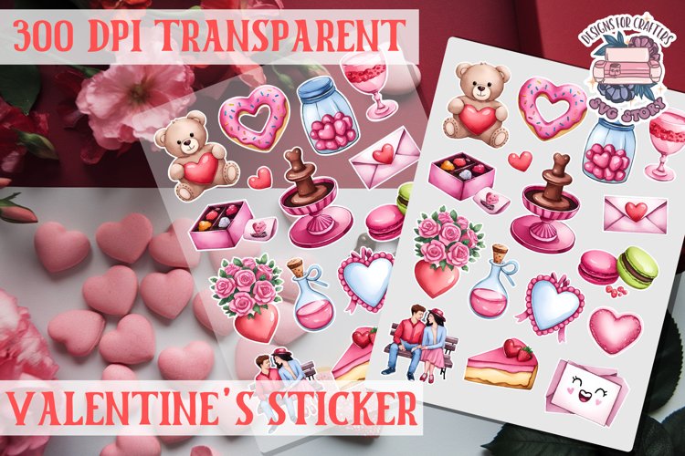 Love sticker Sheet Valentine Day Lovers Funny Heart PNG