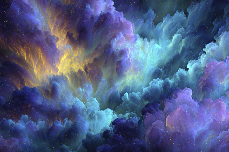 Colorful Clouds Background