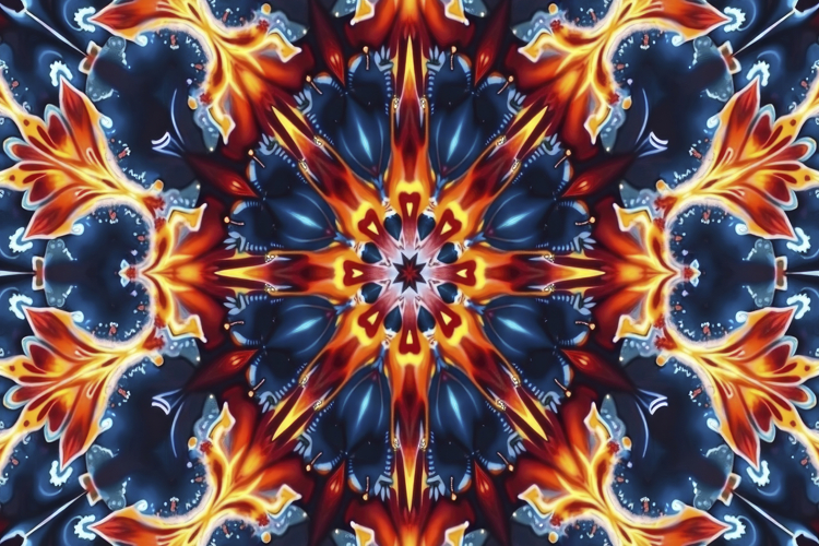 Colorful kaleidoscope Background