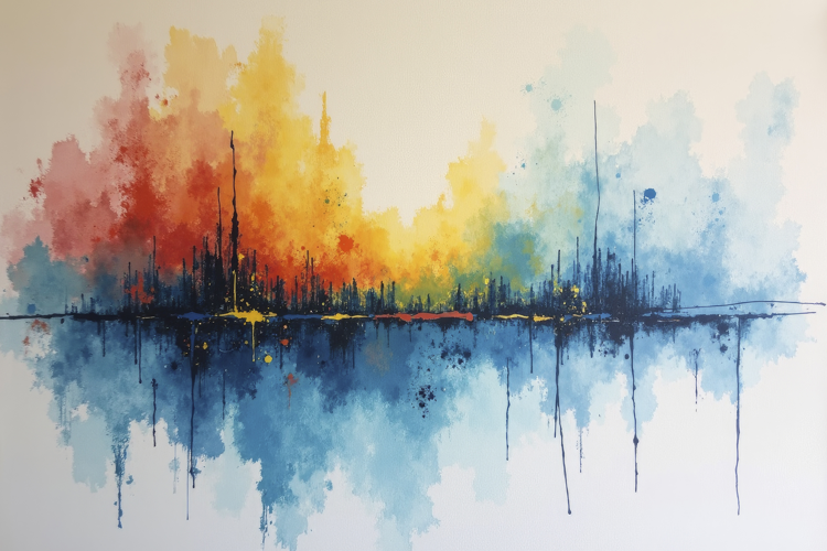 Abstract Painting Background Wallpaper