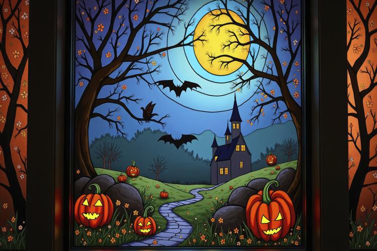 Haunted Castle Background Wallpaper