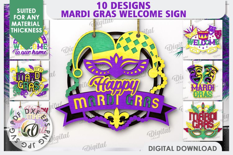 Mardi Gras Hat Svg Image 13