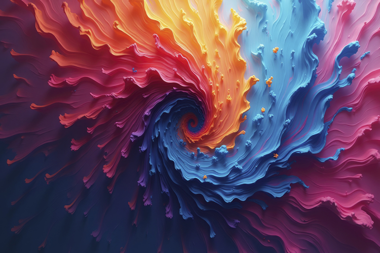 Colorful Swirling Background
