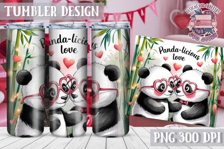 Sublimation Tumbler WRAP Love Design Quote Watercolor Animal