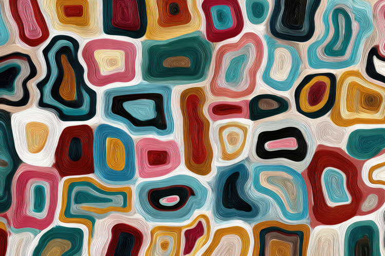 Pebble Shapes Pattern