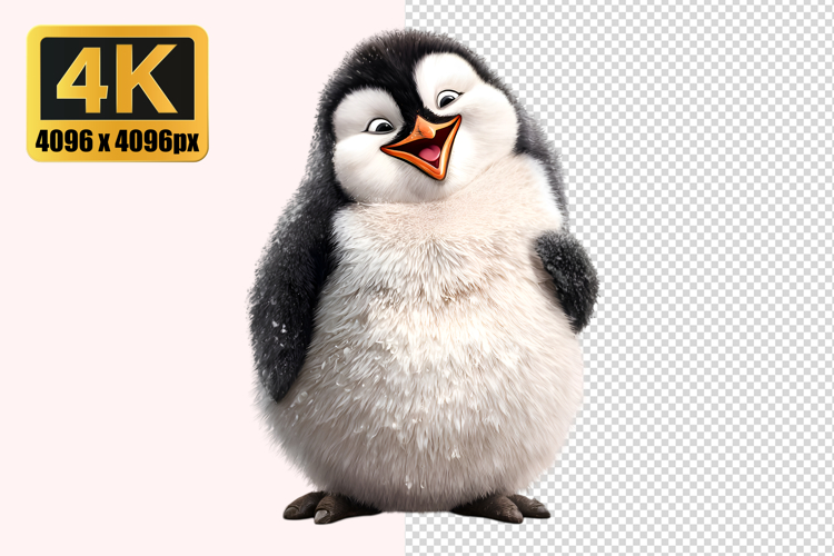 Young Emperor Penguin Transparent PNG