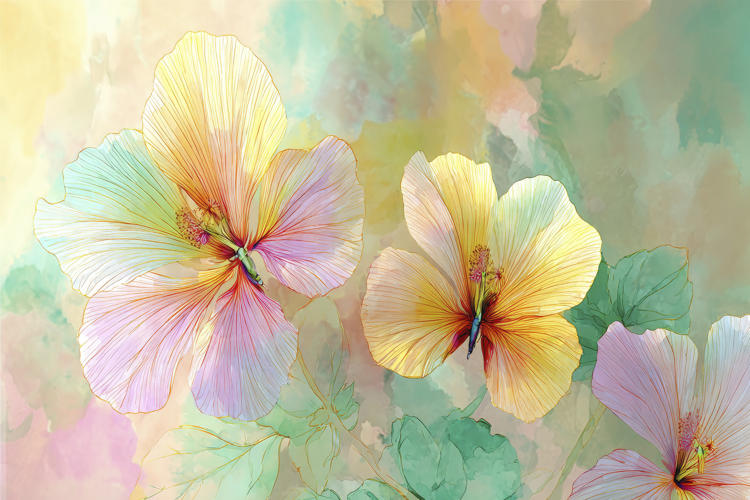 Hibiscus Flower Background