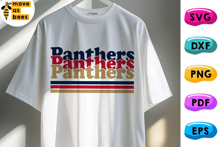 Panthers SVG, PNG, School Sport Mascot, Football, Basketball