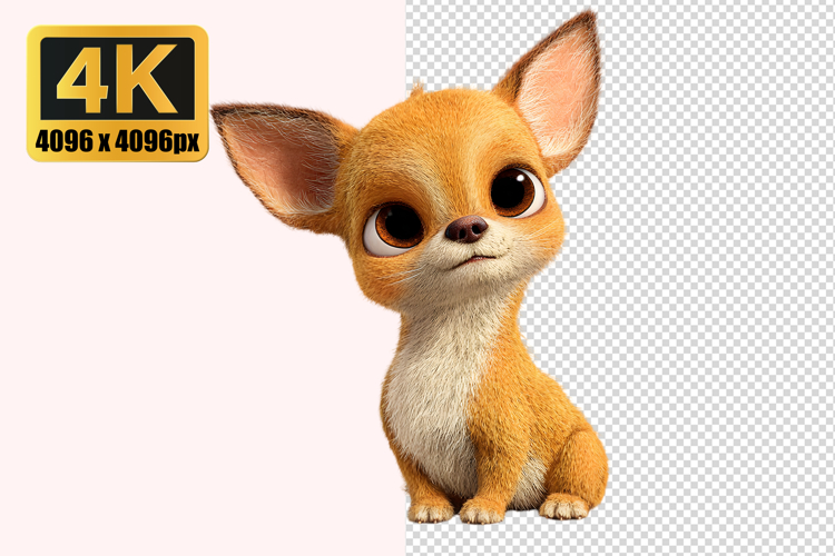 Cute Chihuahua Puppy Transparent PNG