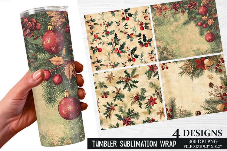 Christmas Tumbler Wrap Image 11