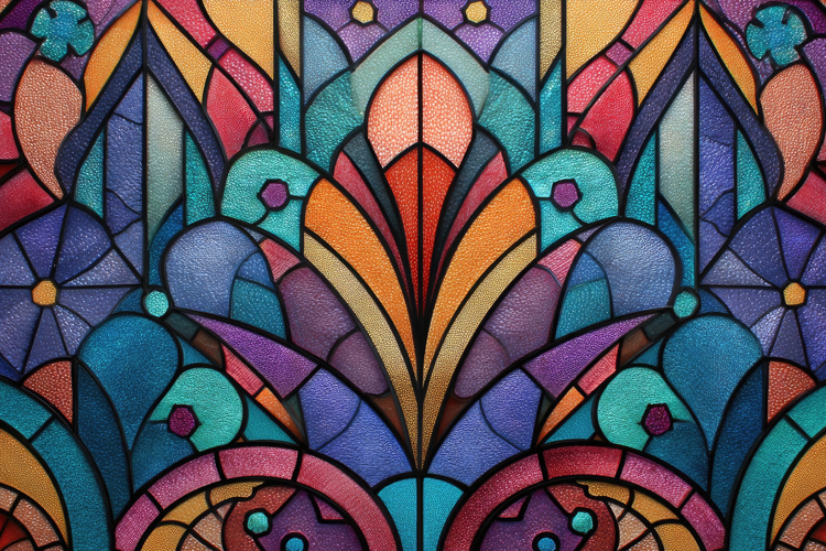 Stained Glass Texture Image 9