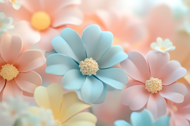 Flowers Texture Image 18