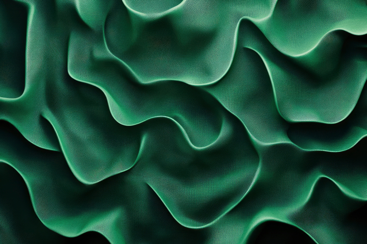 Green Satin Fabric Background Wallpaper example image 1
