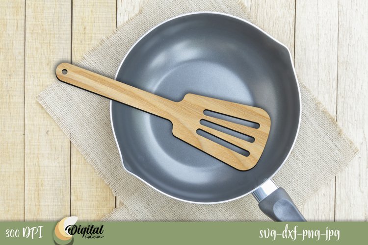 Wooden Spatulas. Home Kitchen Decor Laser Cut. Kitchen SVG. example image 1