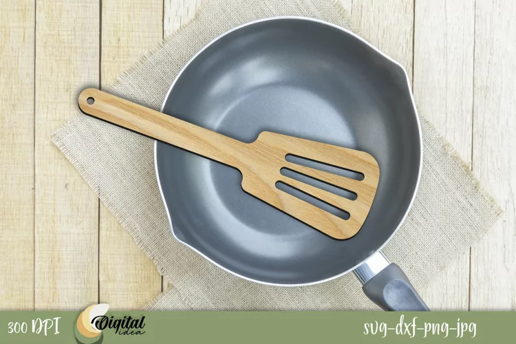 Wooden Spatulas. Home Kitchen Decor Laser Cut. Kitchen SVG.